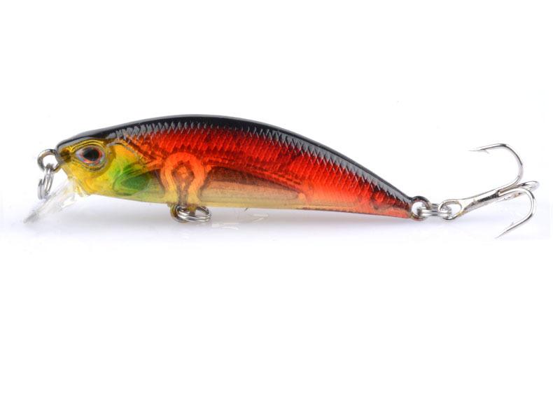 1pc 5g 5cm Minnow Fishing Lures Full Water Artificial Small Bait Wobbler Fake Hrad Bait for Carp Fishing Tackle Pesca Accesories