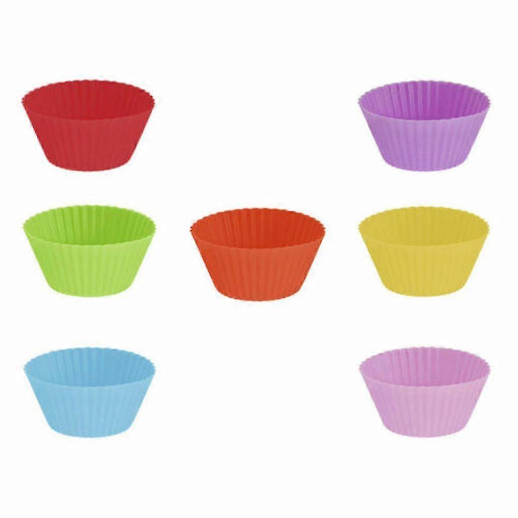 24x Silicone Muffin Mold Baking Mold Muffin Liners Cake Mold Cupcake Muffins Set