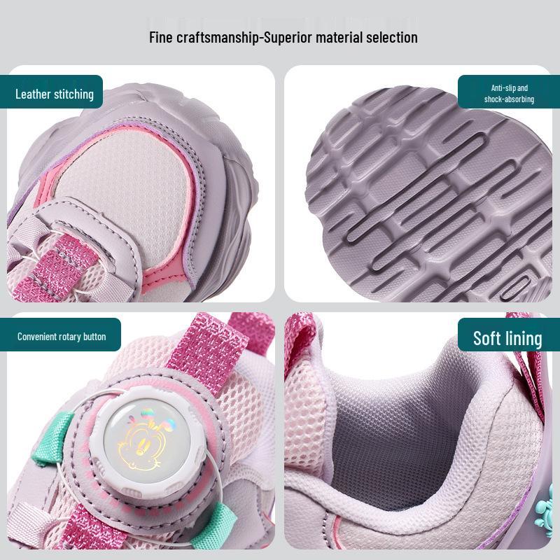 Adidași Impermeabili din Piele Babudou 2025 pentru Fete - Pantofi de Alergare la Modă Antiderapanti pentru Toamnă/Iarnă