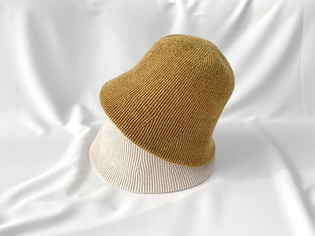 Women's Unisex Velvet Knit Bucket Hat