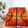 Deka s potiskem na téma basketbal - Ideální na pohovku, postel, cestování a venkovní použití | Lze prát v pračce, útulná a odolná.