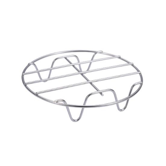 Stainless Steel Steaming Rack Multifunctional Cooling Rack Round Four-Legged Steaming Rack for Kitchen Cooking