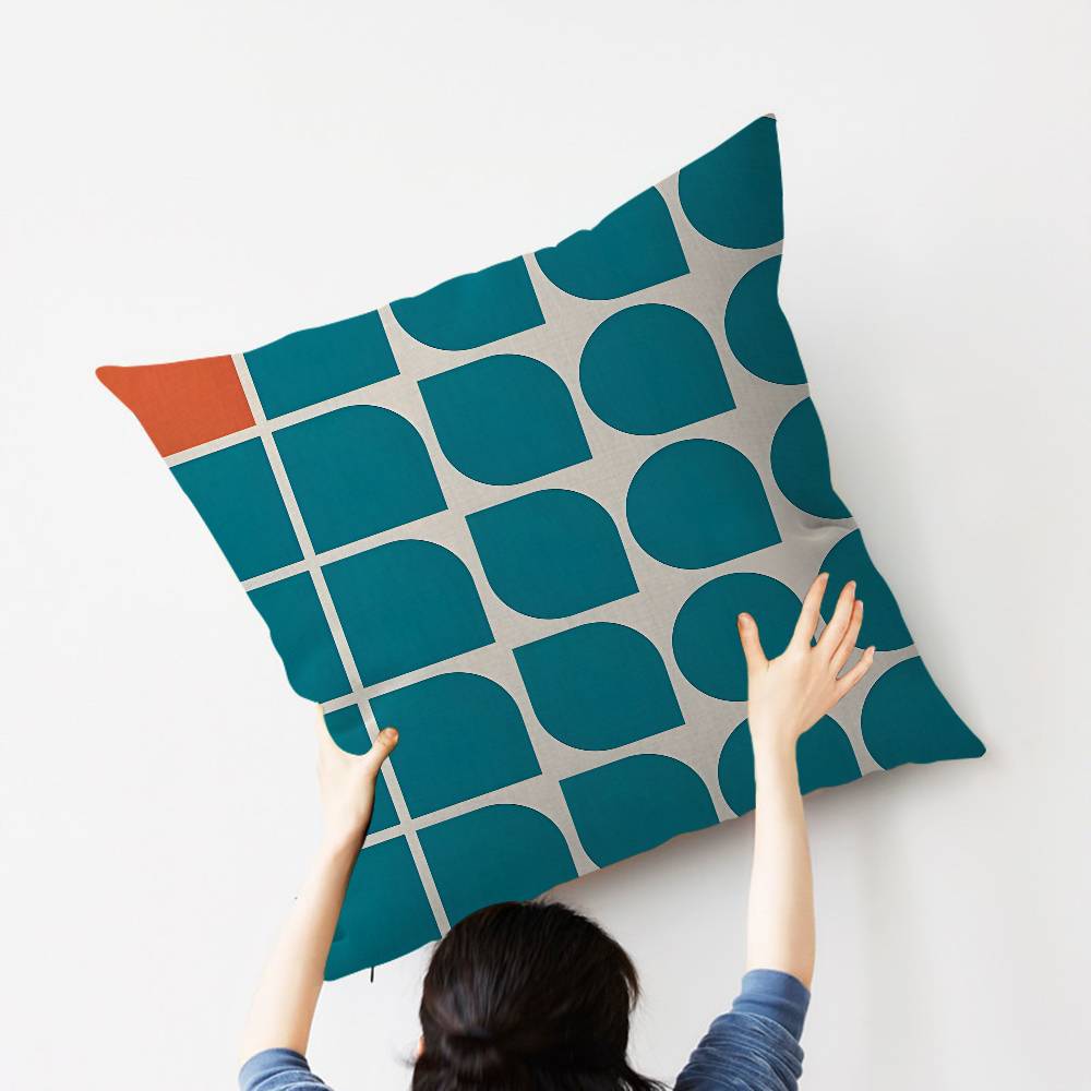 Abstract B-Bauhaus Geometry Cushion Cover Car Throw Pillow Case For Sofa Car Christmas Gift 40X40Cm 45X45Cm