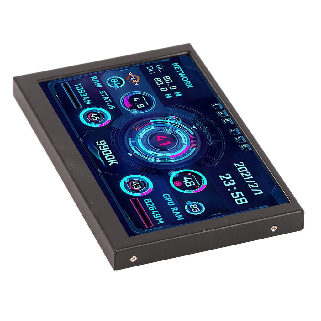 PC CPU Data Monitor 5in IPS USB C TYPE C for PC Temperature Display Screen PC CPU GPU RAM Data Monitor