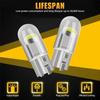 W5W Led T10 Car Light Cob Clear 6000K Auto Automobiles Motor License Plate Lamp Dome Light Reading Drl Bulb Style 12V