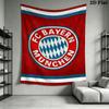 FC Bayern Munich Wall Tapestry Aesthetic Wall Hanging Printed Fabric Blanket Decorative Tapestries for Bedroom Living Room Home Decor