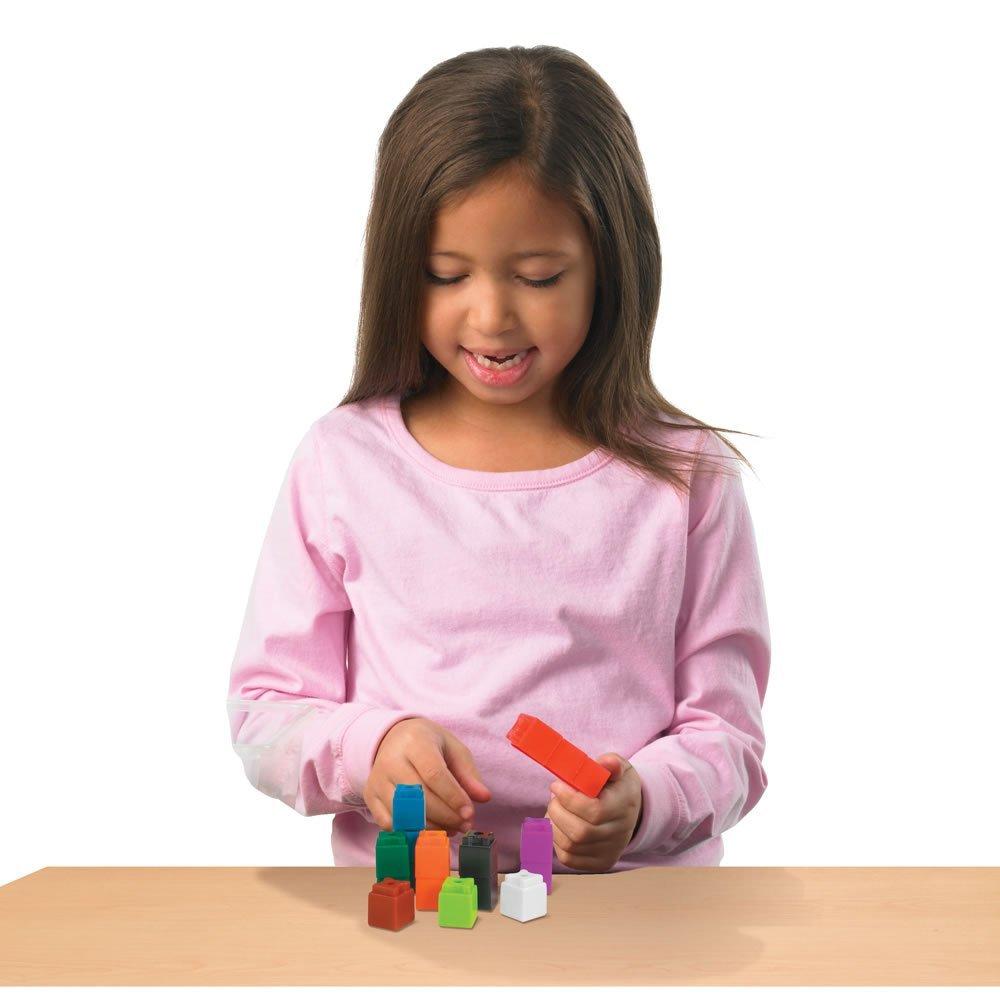 Learning Resources Math Teaching Materials Unilink Math Cubes 500 Pieces H2M46484 Authentic Product