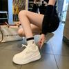 Fashion New Women Skateboard Shoes White Sneakers Platform Sneaker Women Leather Vulcanized Shoes for Women Spring Tenis Femme