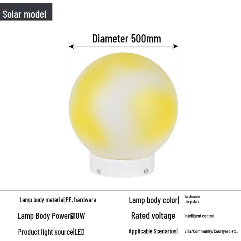 Solar Moon Light for Outdoor Courtyard Garden Landscaping