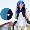 U-Shaped Cool Hoodie Towel Sun Protection Workout Cooling Towel Absorbent Sweat Towel Soft Cooling Towel for Camping Cycling Lau