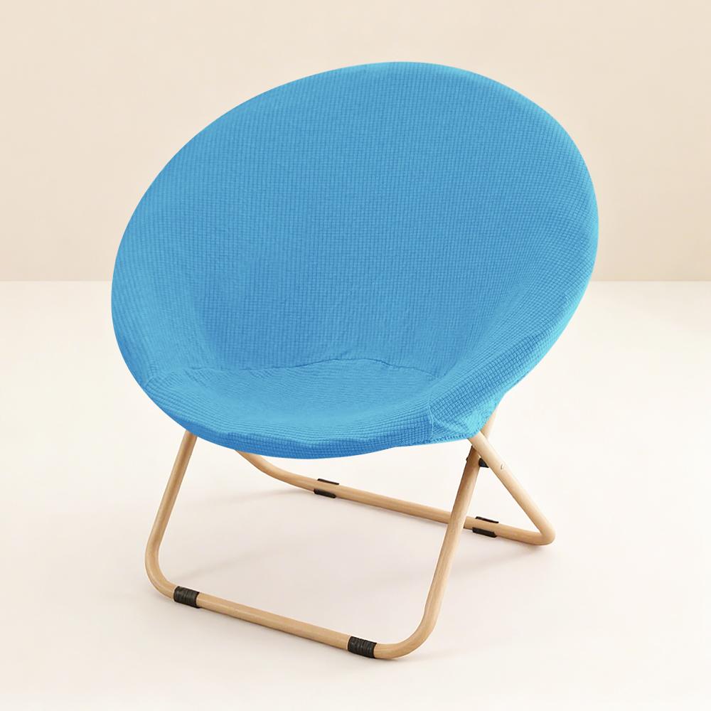 Funda Redonda para Silla Saucer Suave Elástica Funda para Silla Luna para Protección de Muebles Protector para Silla Plegable de Camping para Exteriores