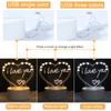 Note Board Creative USB Led Night Light Valentine's Day Gift Decor Nightlights Girlfriend Birthday Gift Wedding Decor Night Lamp