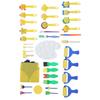 36Pcs Graffiti Tool Roller Sponge Brush Kit Stamps Antifouling Clothes Children Drawing Kit