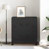 vidaXL Lagerschrank Industrial Schwarz 75x40x80 Cm Stahl