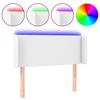 VidaXL LED Headboard Bedroom Furniture Single Bed Accessory Headboard Interior White 3123041