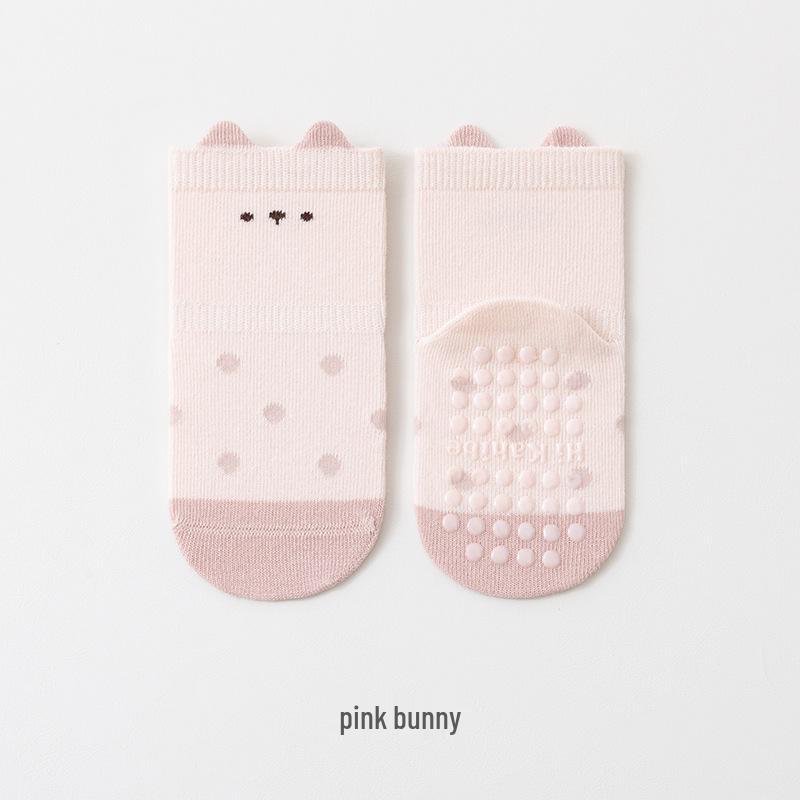 

2025 Весна/Лето Нескользящие Мультяшные Детские Носки для Пола - Класс А До середины икры Утепленные Носки для Первых Шагов. Medium (1-3 years)