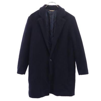 Chester Coat 36 Navy Quilted Backing Women Used