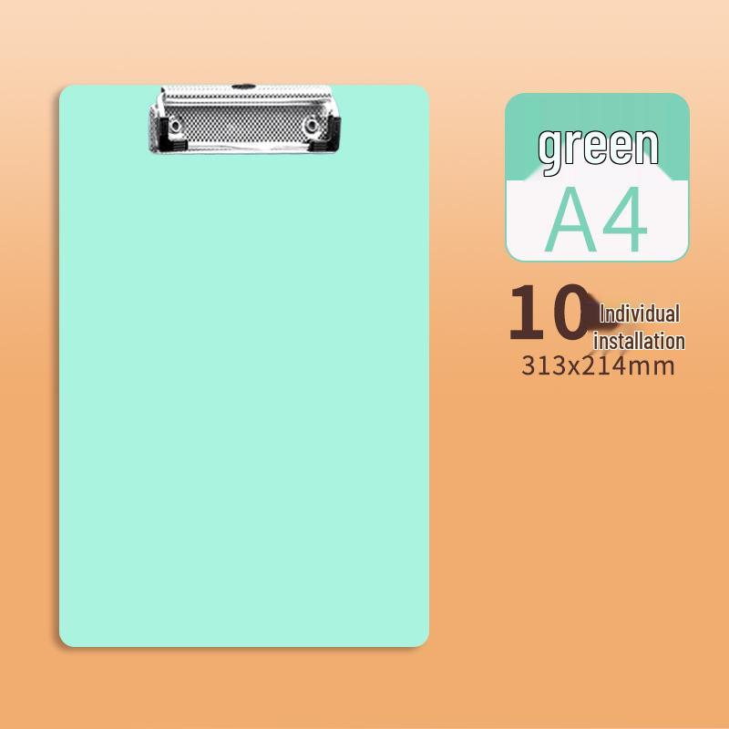 Morandi A4 Clipboard with Strong Clip for Writing, Office, and Meeting Notes