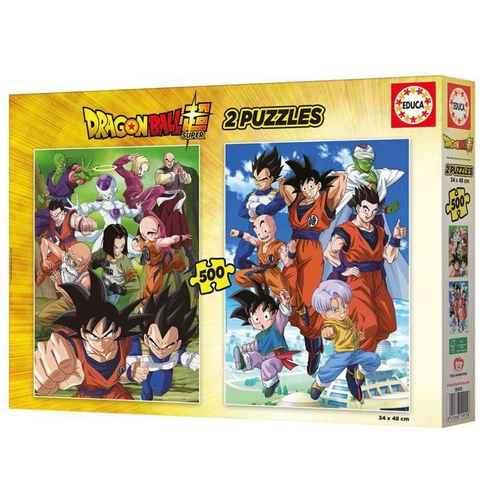 Puzzle 2 x 500 pièces : dragon ball