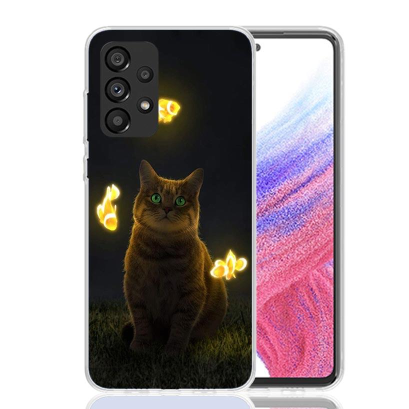 Cool Animal Big Cat Tiger Phone Case For Samsung Galaxy A13 A14 A15 A16 A17 A53 A54 A55 A56 A33 A34 A35 A36 A23 A24 A25 A26 A05S
