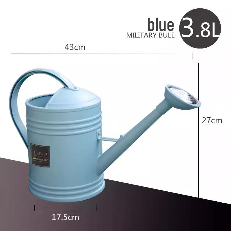 Long-Spout Plastic Watering Can, Imitation Tinplate, for Flowers, Plants, and Vegetables