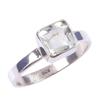 Natural Green Amethyst Gemstone Handmade 925 Solid Sterling Silver Ring S.7 C2W26