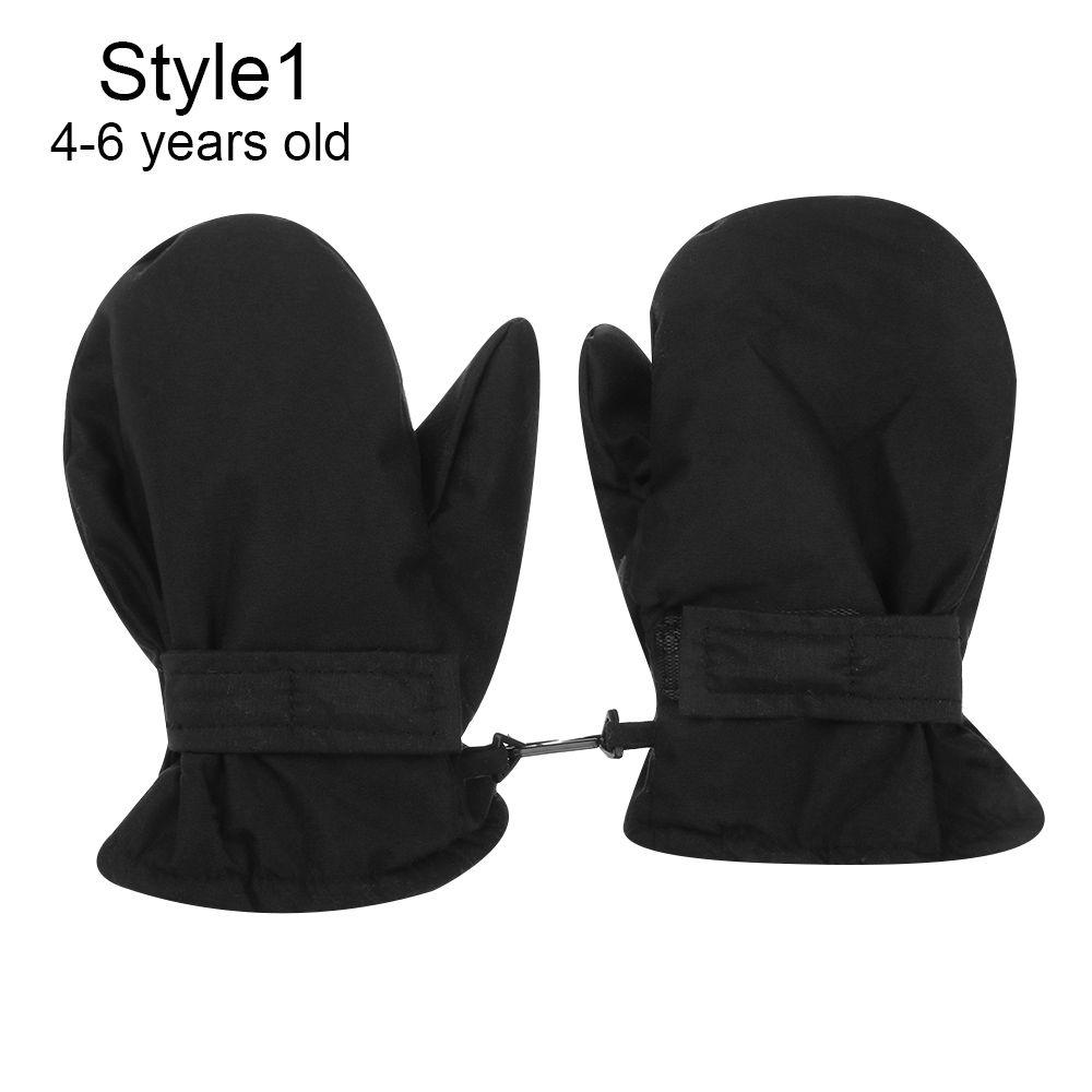 Gants de Ski pour enfants, coupe-vent, imperméables, à manches longues, mitaines, Snowboard