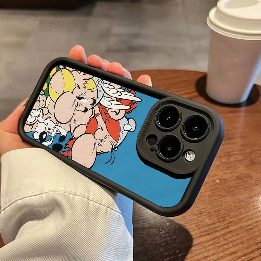 A-Asterix Y-O-Obelix Phone Case For IPhone 17 16 15 14 13 12 11 Pro Max Plus Silicone Shockproof Case