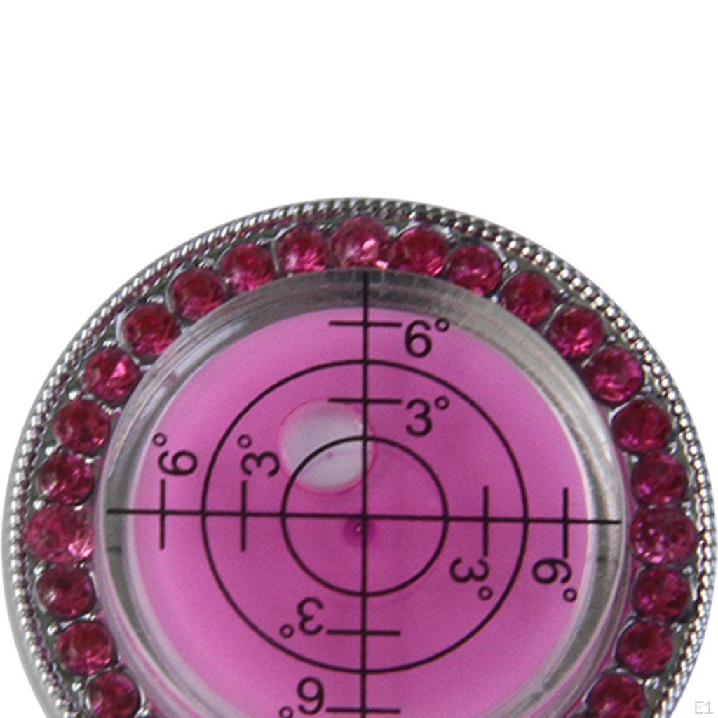 Compact Golf Training Aid: Green Reader And Circular Bubble Level