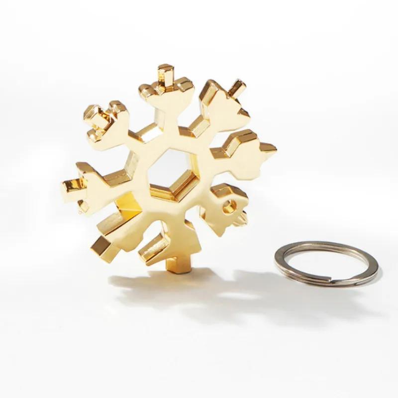 Multifunction Portable Snowflake Wrench EDC Multifunction Torque Metal Hexagonal Octagonal Screwdriver Outdoor Tools