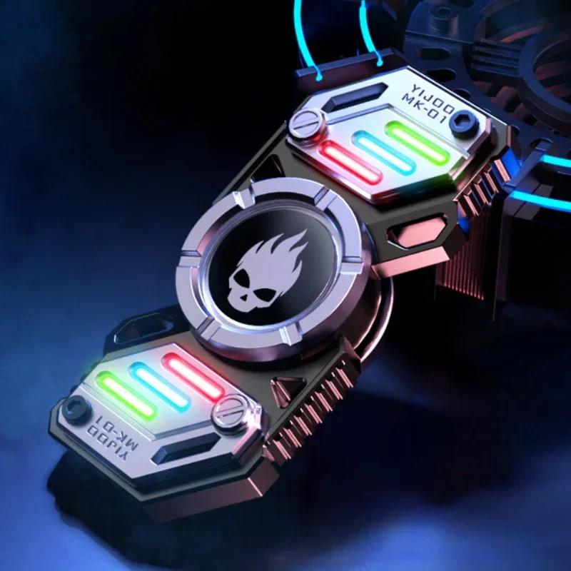 Luminous Alloy Hand Spinner Toy Metal Finger Antistress New Technology Deformable Machinery For Adults Children Boy Star Soldier