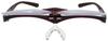 Face Trick a Magnifying Glass with a Dark Suitable for Both Glasses, 1.8x Flip-up Mechanism, Wine, Hands. FTL04-5