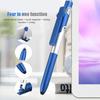 4 In 1 Touch Screen Capacitive Ballpoint Pens With LED Light For Tablet(Blue)