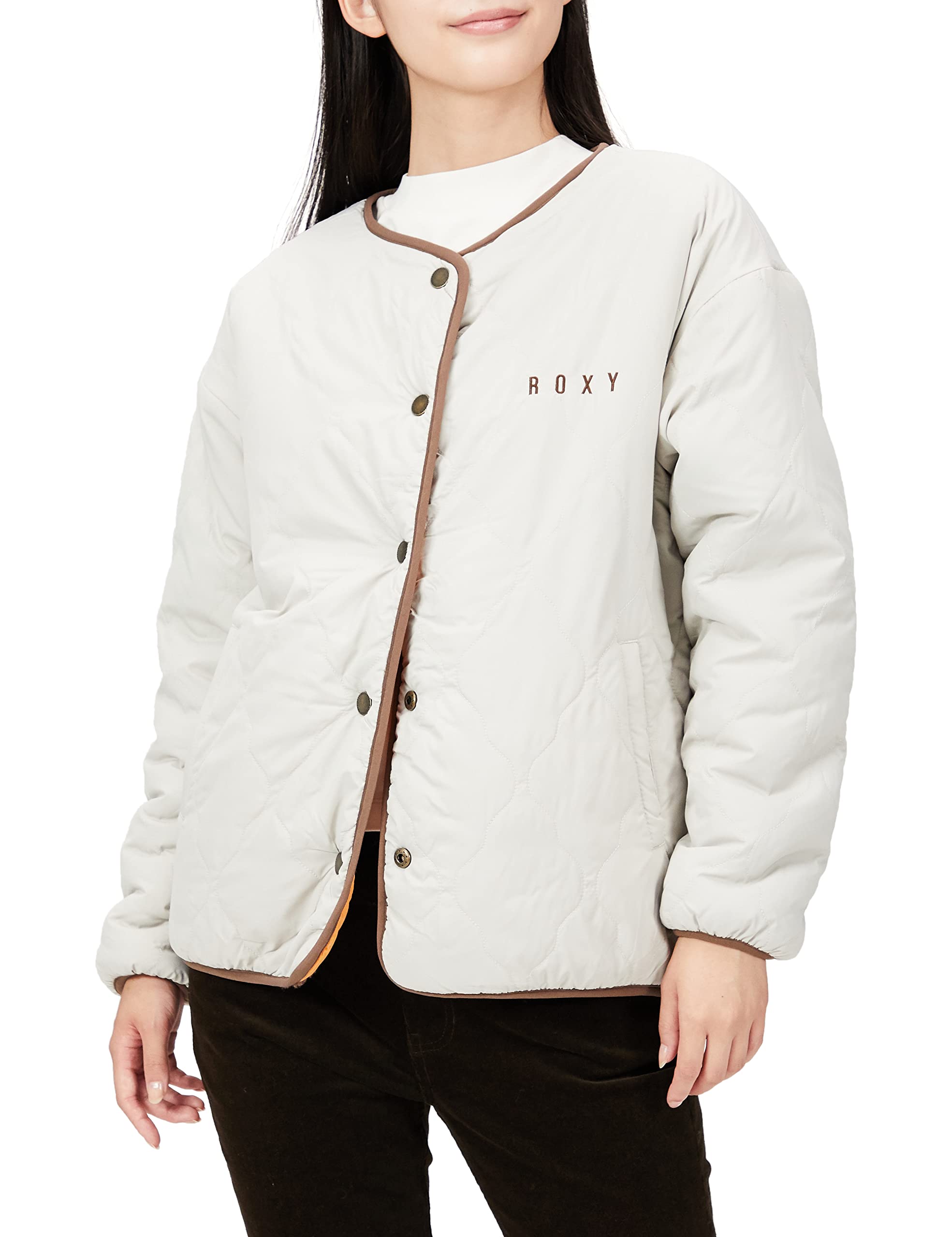 

Reversible Sheepskin Boa Jacket SWAN ZIP MOC M [ROXY] Women s