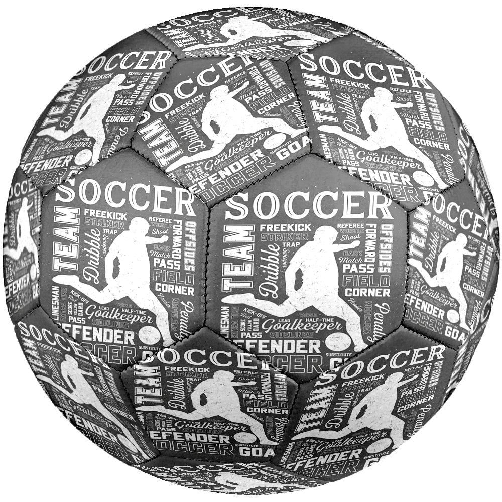 Fußball-Thema Größe 5 Fußball, Geeignet für Indoor- und Outdoor-Spiele, ein Geschenk für jeden geeignet.