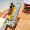 Sunflower Bud and Daisies Transparent Soft TPU Phone Case for Xiaomi Redmi Note 15 14 13 12 11 10 9 Pro Plus 4G 5G Soft Cover