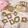 12pz Mini Cornici per Foto Vintage Barocche Dorate Resina Vetrine Matrimonio Natale Cornici Esposizione Foto Decorazione Casa