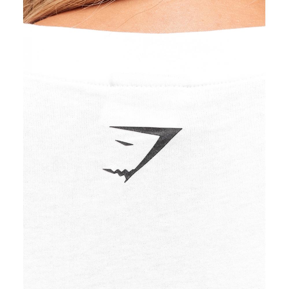 Gymshark Block Oversized T shirT whiTe B3c2y Wb57