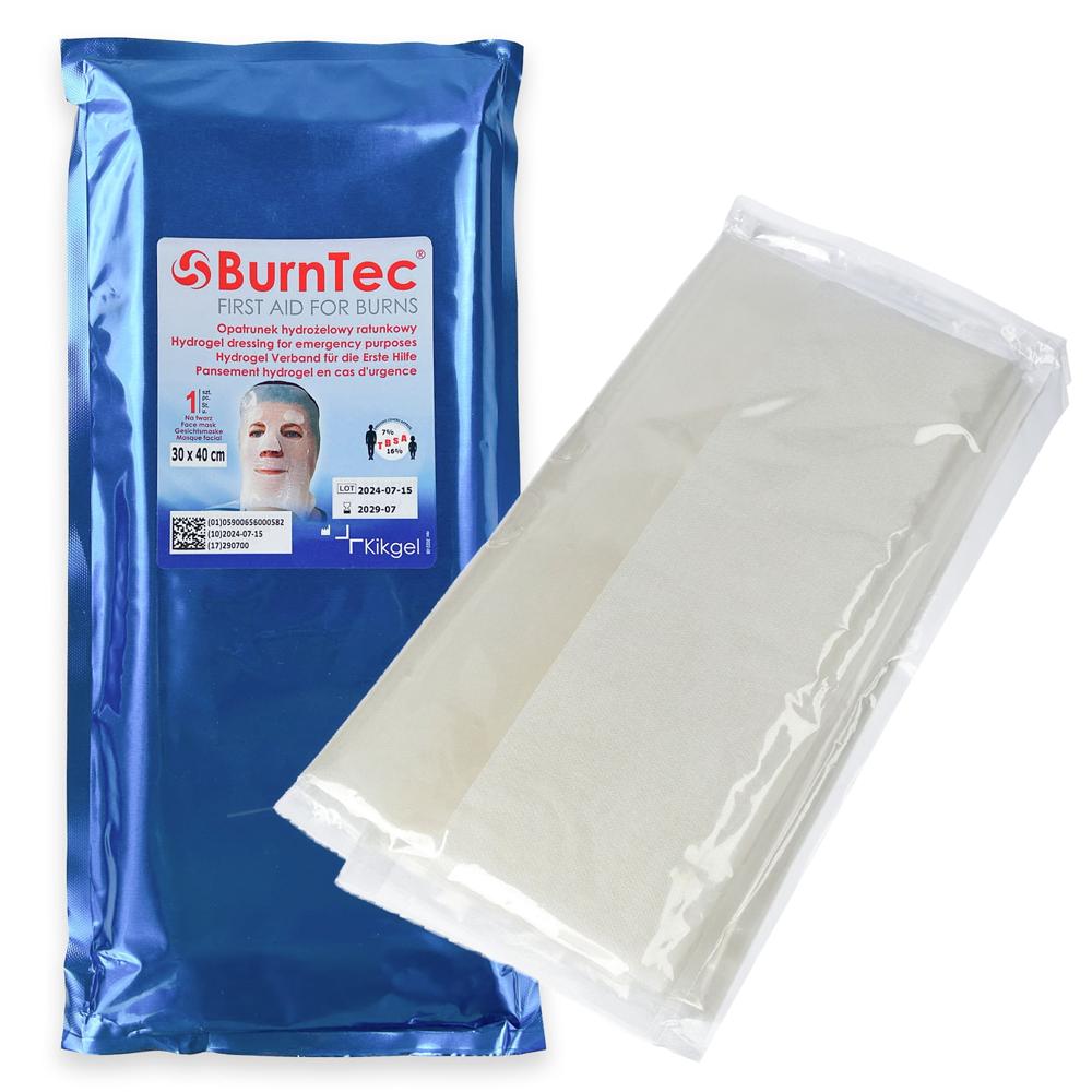 Burntec Emergency Hydrogel Face Dressing 30cm x 40cm 1pc