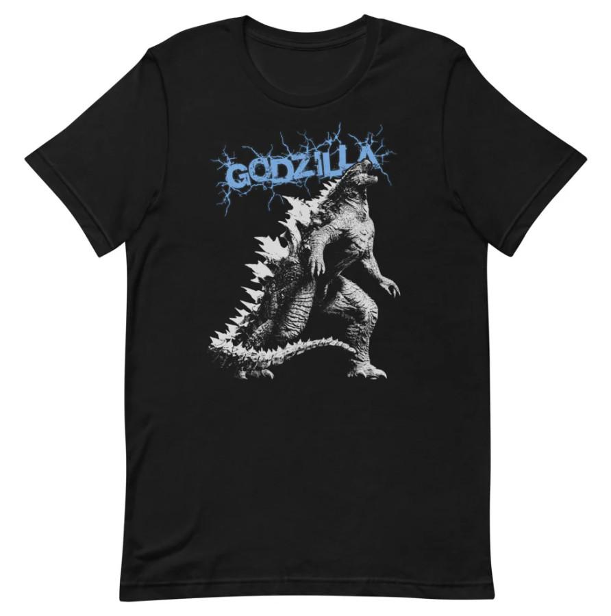 Godzilla Crackle TShirt Size S5Xl Reprint Unisex T-Shirt L