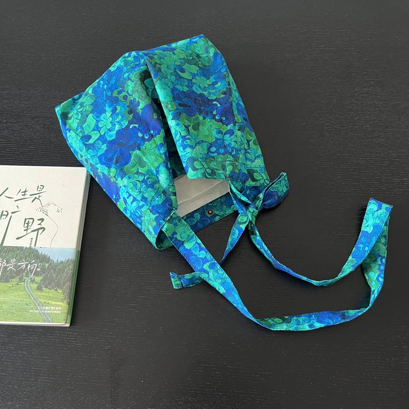 

British liberty floral bag classic emerald bay thin cloth bag versatile Japanese messenger bag mini walking bag