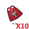 Medieval Military MOC Castle Knight Accessory Building Blocks Warhorse Cape Plush Coat Vest Shield Flag Kit Mini Toy Bricks Gift