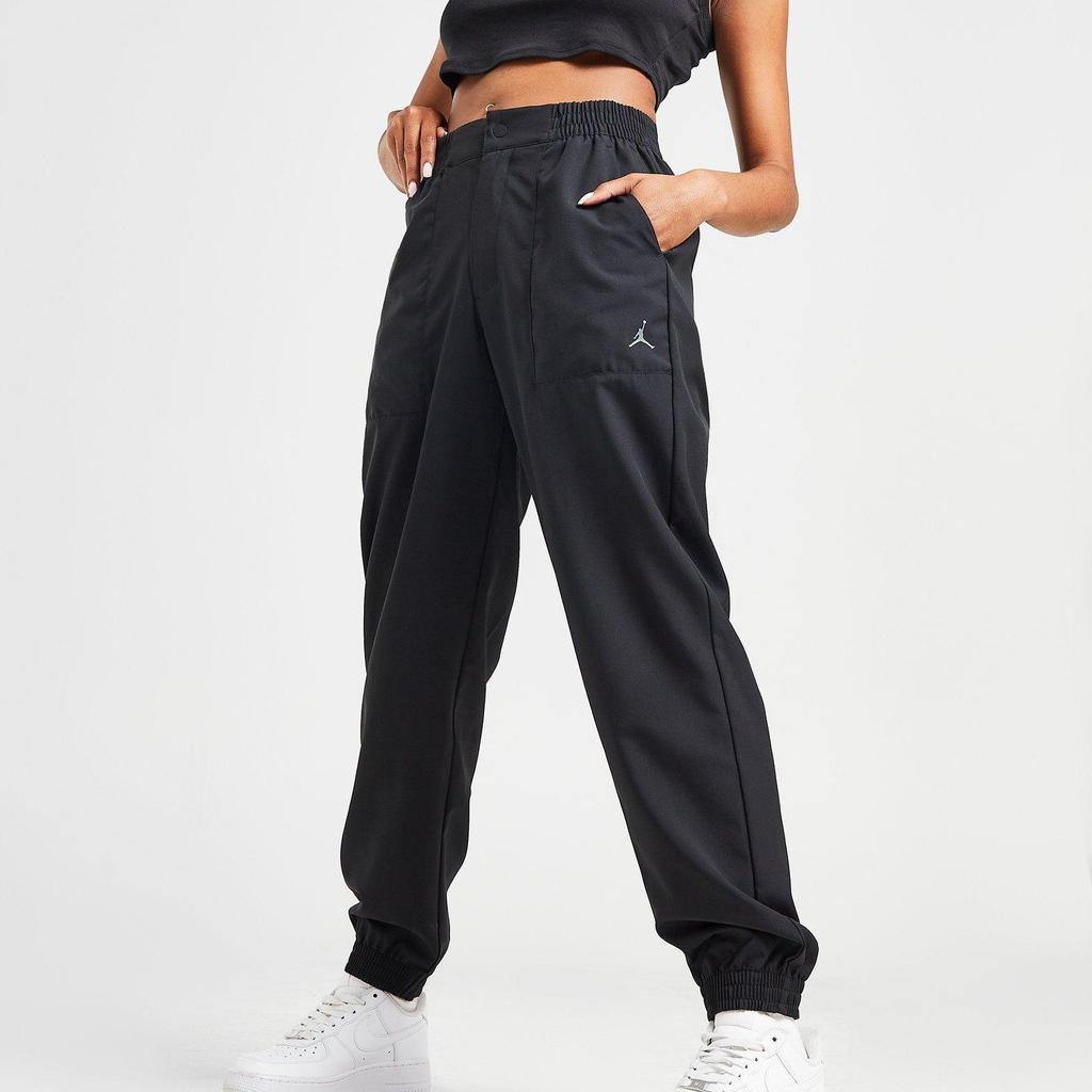 Jordan High-Waisted Joggers with Elastic Cuffs Women Bottoms Black DZ3375-010