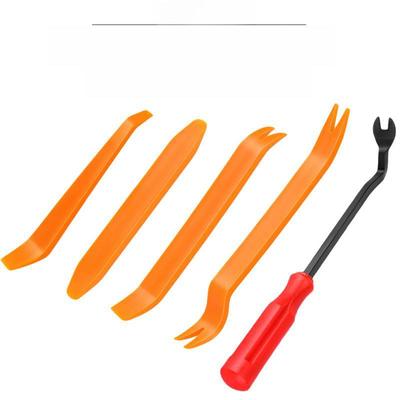 5-Piece Plastic Car Audio Pry Bar Set for Door Panel Disassembly & Modification