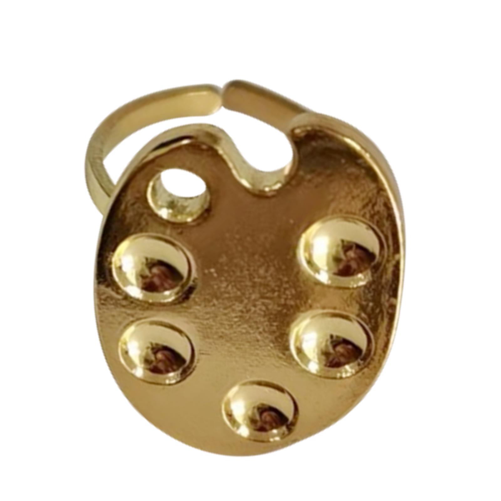 

1/5 Pcs Fingertip Manicure Palette Ring Portable Nail Art Palette Nail Art Color Palette Finger Ring Manicure Tool 1pc