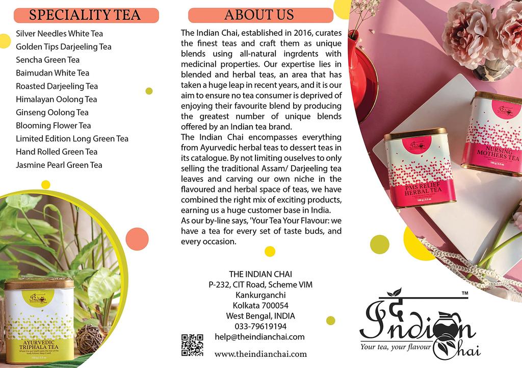 The Indian Chai - Slimming Healthy Green Tea 250g | Herbal Wellness Blend with Garcinia, Haritaki, Senna, Moringa & Spices | Supports Diges
