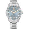 TH85 Light Blue Stainless Steel Women's Quartz Watch 1782795