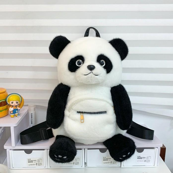 Women cartoon panda backpack children Cute school bag gift