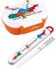 Skater Chopsticks and Chopstick Case Perfect for Sliding Made in for Boys and Disney Mickey Mouse Friends Dinosaur Design Children's Set, 16.5cm,