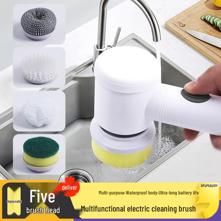 

2025 All-Electric Cleaning Brush: Versatile Tool for Hygiene, Deep Cleaning, Washing Pots, and Shoes. Parts Included